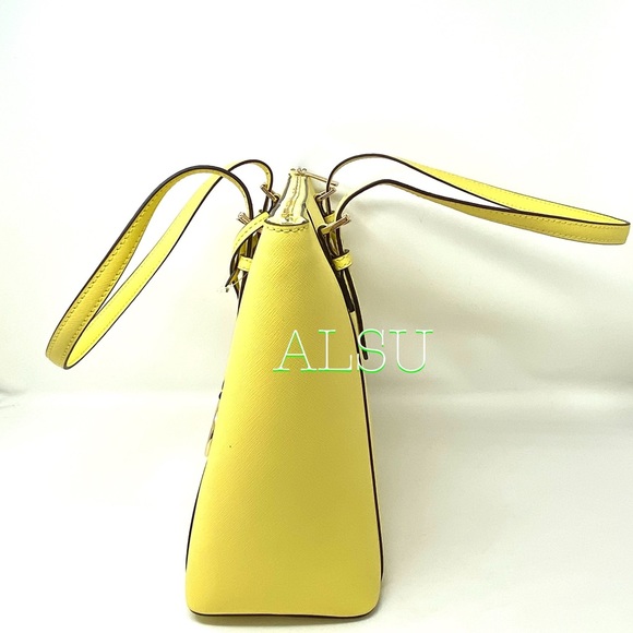 Michael Kors Ciara LG Top ZipTote Sunshine Yellow - Picture 2 of 9